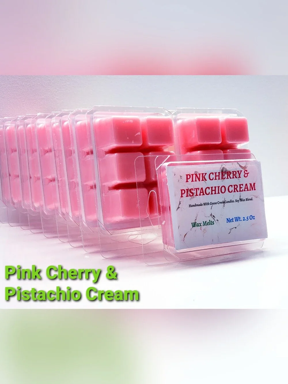 PINK CHERRY & PISTACHIO CREAM -Goose Creek Candle Wax Melts- $8 per pack
